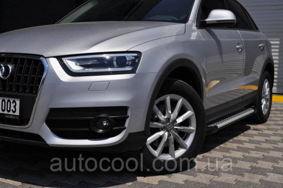 Бічні пороги "X5-тип" Audi Q5 2008+ Аудіок'ю5 , фото 1