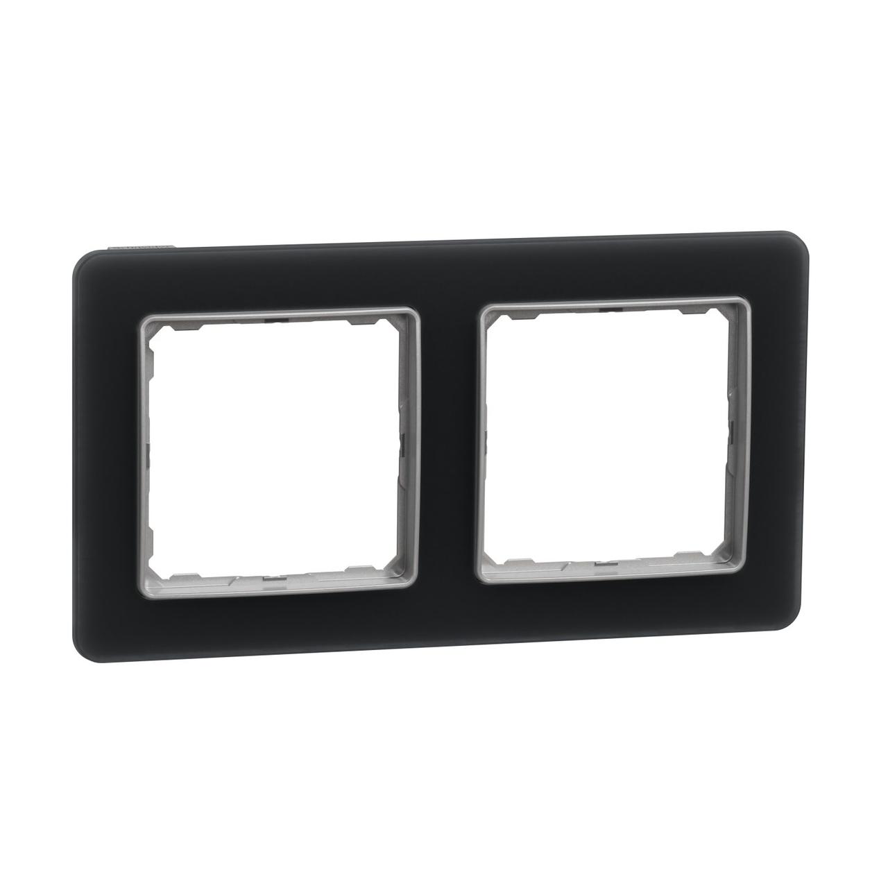 Рамка 2-а. SE Sedna Elements скло матове - фото 1 - id-p2058230215