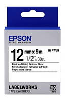 Epson LK4WBN для LW-300/400/400VP/700 Standard Black/White 12mm/9m Tvoe - Порадуй Себя