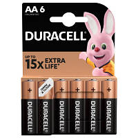 Батарейка Duracell AA лужні 6 шт. в упаковці (5007757) d