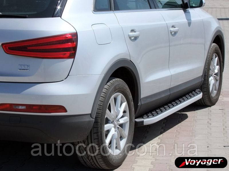 Бічні пороги "BlackLine" Audi Q5 2008+ Аудіок'ю5 