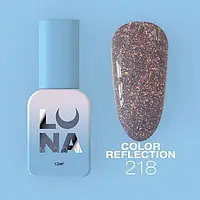 Гель-лак LunaMoon Color Reflection №218 светоотражающий бежевый, 13мл