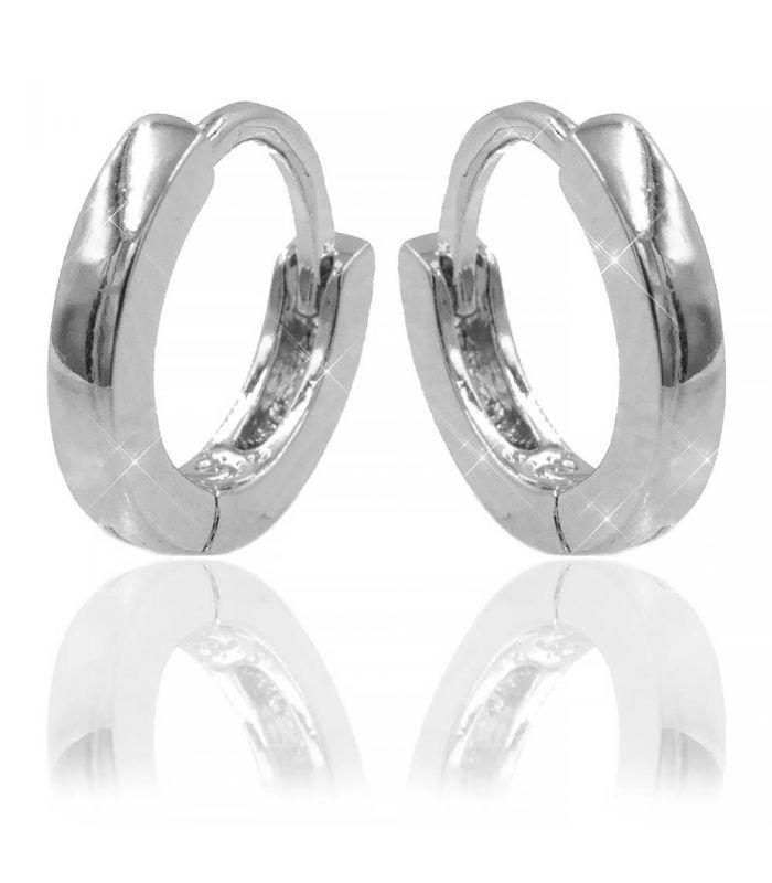 Сережки Xuping класичні 1 см родій (224682(4)), фото 1