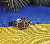 Кольцо православное спаси и сохрани Maxi Silver 3972 SE 15.5