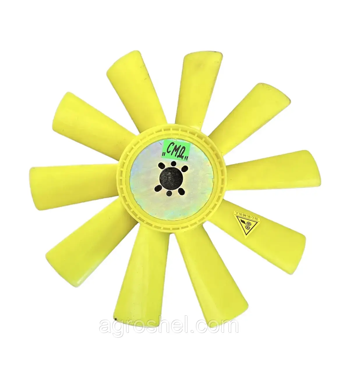 Вентилятор системи охолодження СМД-18, СМД-20, СМД-22, Нива СК-5 ( Пластик 10 лопатей), фото 1