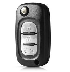 Корпус ключа викидного RENAULT 3 кнопки з лезом VA2