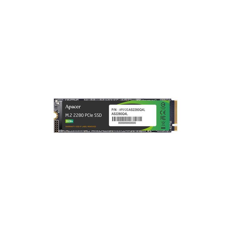 Накопитель твердотельный SSD 512GB Apacer AS2280Q4L M.2 2280 PCIe 4.0 x4 3D TLC (AP512GAS2280Q4L-1)