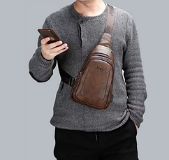 Чоловічий рюкзак через плече Fashion style 2019 (fs7932), фото 2