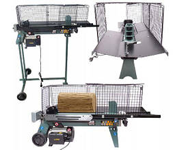 Дровокол Бас Польща 8 т, гідравлічний, потужність 2,2 кВт, для колод 50-250 мм, довжина 200-520 мм