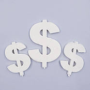 Силіконова форма для льодяників Значок долара — 3 шт., фото 2