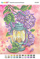 Картина  для  вишивки  бісером БС-4239 Ліхтар весна