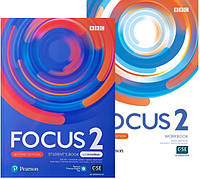 Focus 2 Second Edition Student's Book with Active Book + Workbook (Підручник + зошит) Комплект з англійської мови