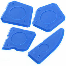 Набір шпателів для вирівнювання TAGRED TA4136, 4 шпателі з еластичного пластику для герметика