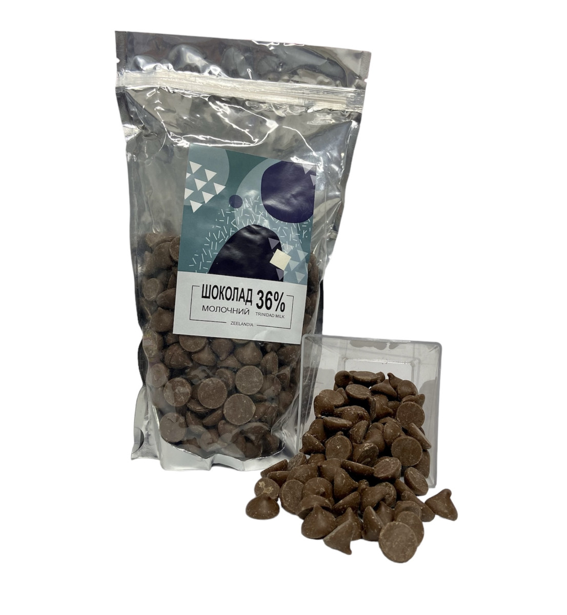 Шоколад молочний Trinidad Milk 36% Zeelandia 0,5 кг