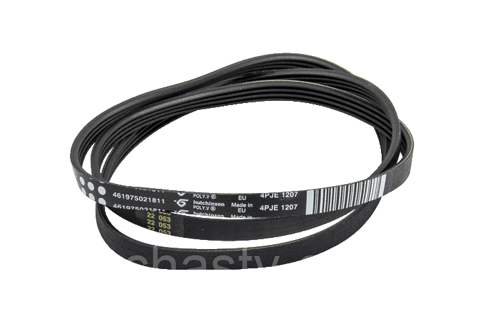 Ремінь 1207 PJE4 Hutchinson, Whirlpool 481235818204 (гумовий)