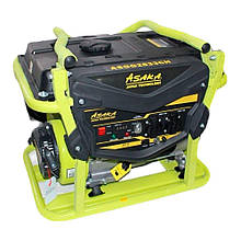 Бензиновий генератор АСАКА ASGG2833CН, потужність 2,8 кВт, 4-тактний мотор, ручний запуск, бак на 15 л