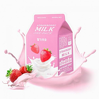 Тканинна маска Полуниця A'pieu Strawberry Milk One-Pack