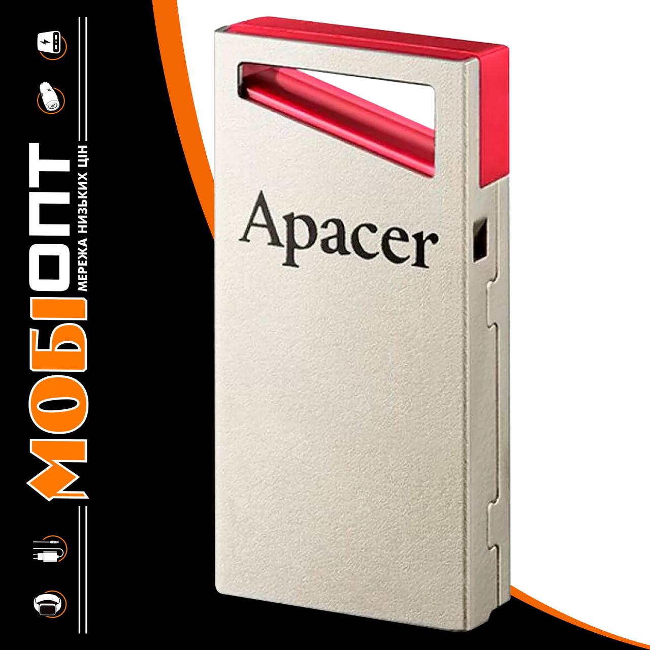 USB Flash 64GB Apacer AH112 red, фото 1