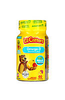 L'il Critters, Omega-3, омега-3, зі смаком малини та лимонаду, 60 жуйок