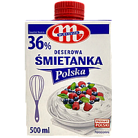 Вершки 36% Млековіта Mlekovita 500ml 6шт/ящ (Код: 00-00000187)