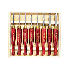 Комплект стамесок Holzmann HM8TLG, 8 шт., для роботи з деревом, ручні інструменти