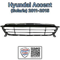 Hyundai Accent 2011-2015 решётка бампера переднего, 865611R000