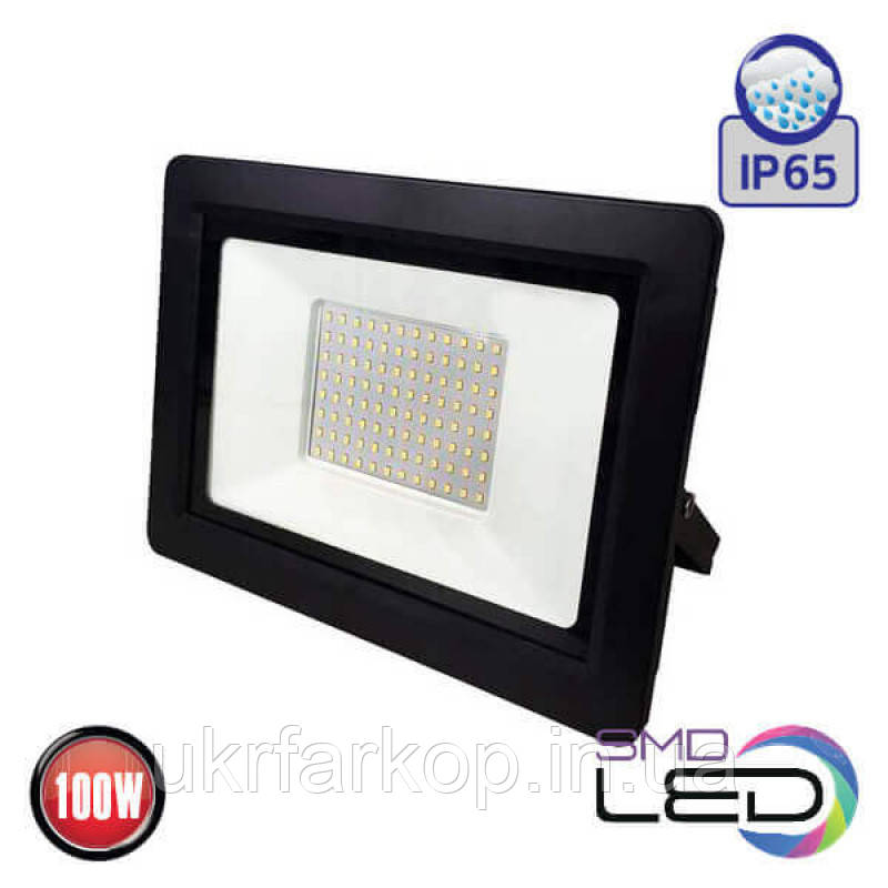 Прожектор 100Вт IP65 6400K світлодіодний LED вологозахищений лед прожектор 100W "ASLAN-100"