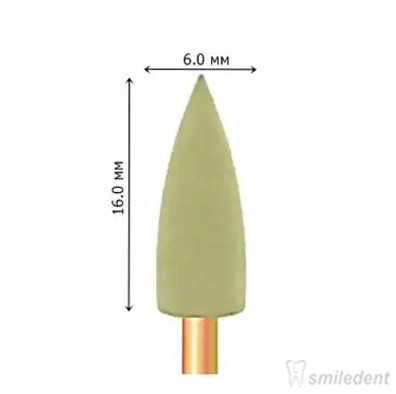 Полір на каучуковій основі для цирконію та кераміки D203EF, фото 1