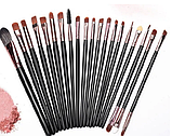 Набір косметичних пензлів для макіяжу BeeChip, 18 штук, фото 2