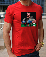 Мужская боксерские футболки, майка с принтом Райан Бейдер - интернет магазин одежда с боксерской тематикой