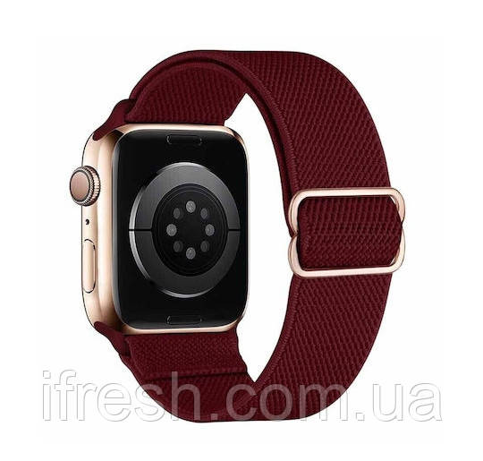 Ремінець Apple Watch Hoco iWatch WA04 Fashion elastic nylon 38-41mm, Dark Wine (786661)