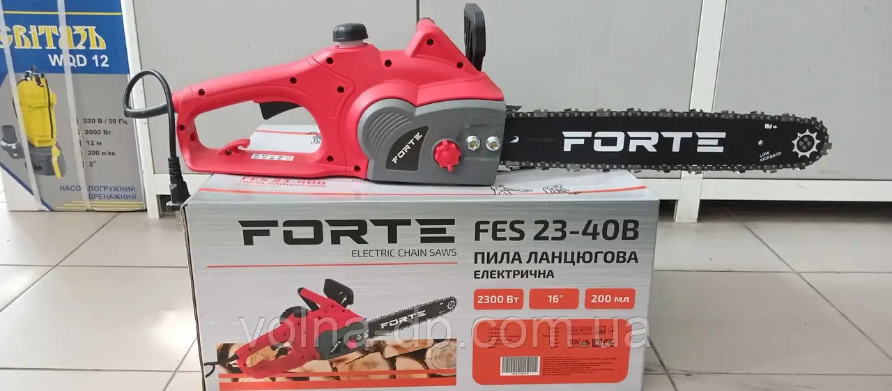 Пила ланцюгова електропила Forte FES 23-40B