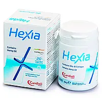 Знеболювальна добавка Candioli Hexia Contains Hemp Oil з екстрактом босвеллії для собак і котів, 20 шт