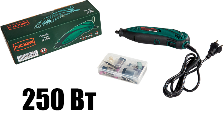 Гравер електричний NOWA SP 250d [ 250 Вт / 35 000 об/хв], фото 1