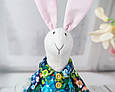 Іграшка ручної роботи в стилі тильда "Кролик весняний", фото 2