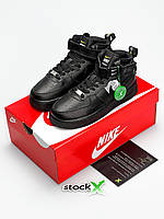 Мужские кроссовки Nike Air Force Mid Utility All Black X, 45 размер