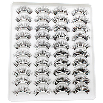 Накладні вії з ефектом 3D-нарощування 20 пар Mixed False Eyelashes YP402