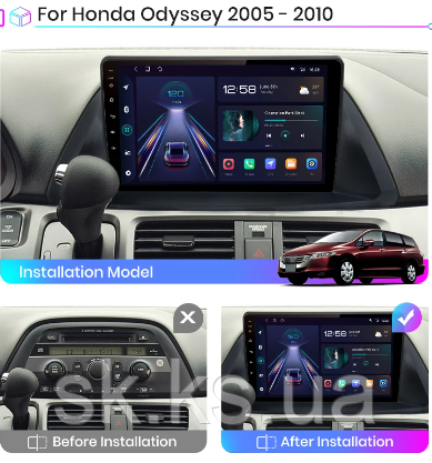 Junsun 4G Android магнітолу для Honda Odyssey 2005-2010