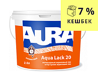 Лак акриловый AURA AQUA LACK 20 панельный 2,5л