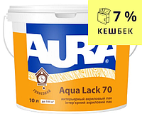 Лак акриловий AURA AQUA LACK 70 панельний 10л