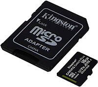 Карта памяти micro SDHC 16GB Kingston (class 10) (UHS-1) (c адаптером)