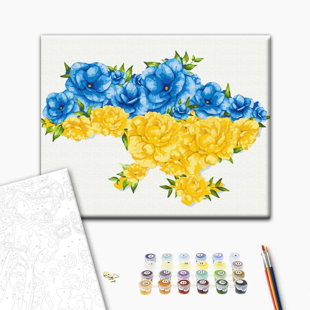 Картина за номерами Квітуча Україна InTSvetlana Drab BS53081