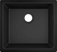 Hansgrohe Мийка кухонна S51, граніт, квадрат, без крила, 500х450х190мм, чаша - 1, врізна, S510-U450, чорний графіт  Tvoe - Порадуй