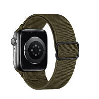 Ремінець Apple Watch Hoco iWatch WA04 Fashion elastic nylon 42-49mm, Dark Olive Green (786753)