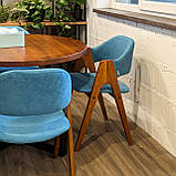Комплект: стіл "Серія 19" 900 мм і чотири дизайнерські стільці "Джим", фото 4
