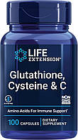 Глутатион цистеин и витамин C Life Extension Glutathione Cysteine & C 100 капсул