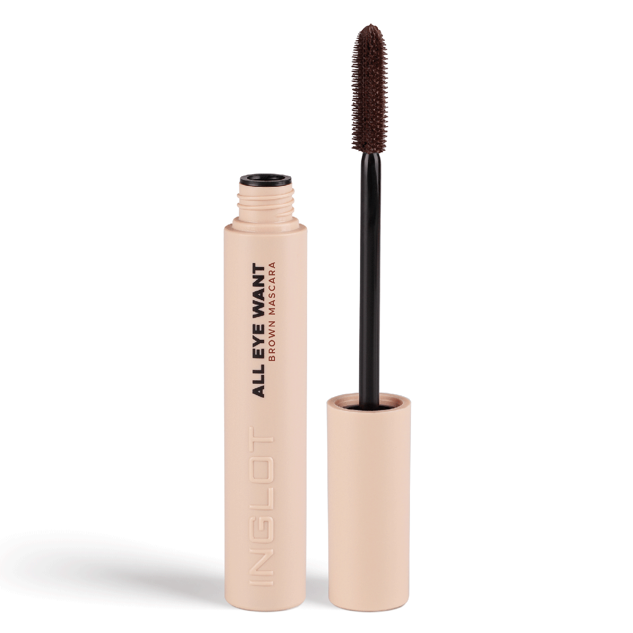 Туш для вій Inglot All Eye Want Mascara BROWN, фото 1