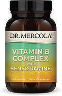 Комплекс витаминов группы B с бенфотиамином Dr. Mercola Vitamin B Complex with Benfotiamine 60 капсул