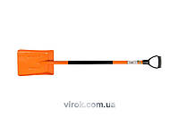 Лопата совкова FLO з підвищеним бортом з метал. держаком з DY ручкою наконечником [120] Technohub - Гарант