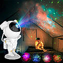 Нічник зоряне небо космонавт із пультом і таймером Нічник проєктор зоряного неба космонавт нічник астронавт, фото 7